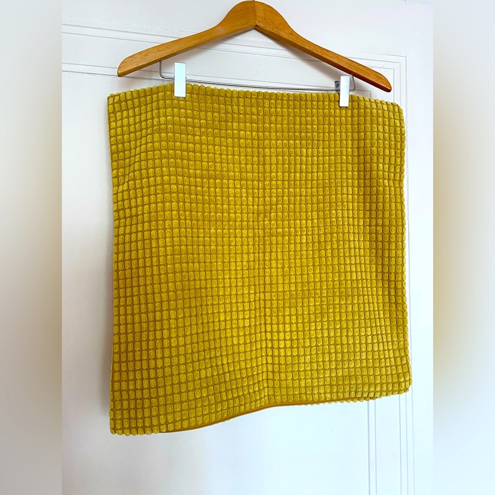 IKEA gold textured pillow cover, 18in x 18in